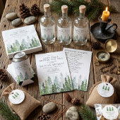 Last Trail Camping Bachelorette Weekend Itinerary Einladung