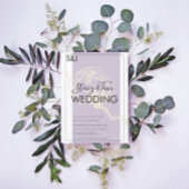 Botanische Pflanze Dankeskarte