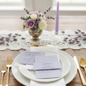 Wedding Simple Modern Lavender Einladung