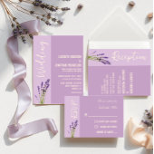 Lavender Liebe Wedding Runder Aufkleber