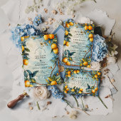 Lemon Blossom Garden Wedding Einladung