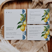 Lemon Citrus Positano Italienisches Hochzeitsmenü