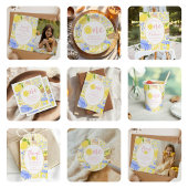 Lemon Citrus Summer Lemonade 1st Birthday Party  Serviette