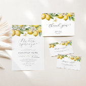 Citrus Summer Watercolor Baby Dusche Pop It Geschenkanhänger