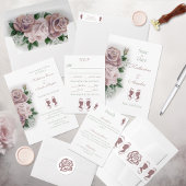 Lesbian Brides Regency Pink Roses Save The Date