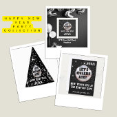 Feiern Sie mit der Neujahrsfeier mit unserem Minim Einladung