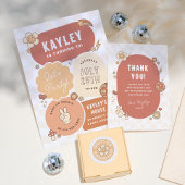 Groovy Daisy Boho Let's Party Budget Girl Birthday