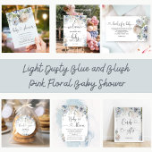 Baby in Bloom Blue Garden Baby Dusche Pappbecher