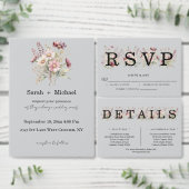 Soft Blooms Frühlingsblumen Dankeschön-Karte Dankeskarte (Personalisiere diese Kollektion eines unabhängigen Creators.)