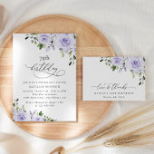 Lilac-Blume, Boho, Sweet 16 Einladung