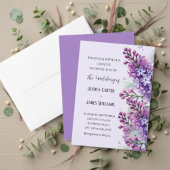 Lilac Lila Floral Wedding Vielen Dank Runder Aufkleber