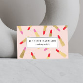 Luxe Glam Lipstick Muster Makeup Artist Flyer