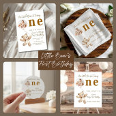 Teddy Bear First Birthday Photo   Banner