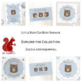 Little Teddy Bear Cub Pattern Serviette