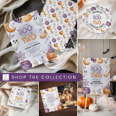 Halloween Little Boo wird zwei 2. Geburtstag Pappteller