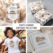 Rodeo Cowboy Kindergeburtstag Pappteller