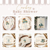 Little Cowboy Modern Western Rodeo Kinderdusche Einladung