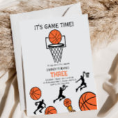 Basketball Birthday Party Invitation Pappbecher
