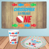 O-Fish-Ally One Fishing 1. Geburtstag Serviette