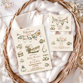 Little Fisherman Fishing Baby Shower Pappteller