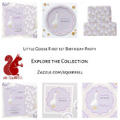Little Gingham Erster Geburtstag Serviette