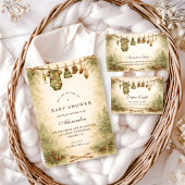 Little Hunter Woodland Baby Shower Einladung