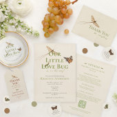 Kleine Liebe Bug Baby Dusche Runder Aufkleber