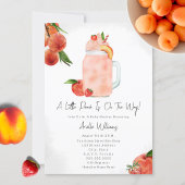 Little Peach Fruit Smoothie Girl Babydusche Pappteller