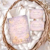 Little Princess Celestial Baby Shower Einladung