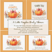 Little Pumpkin Pink Bow Baby Girl Dusche Pappbecher