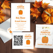 Little Pumpkin Fall Baby Dusche Einladung
