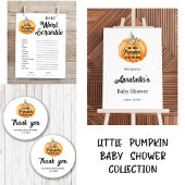 Little Pumpkin is on the way Baby Shower Einladung