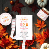 Little Pumpkin 1. Geburtstag Geschenkpapier