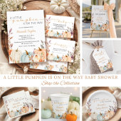 Eine kleine Pumkin Fall Babydusche Einladung
