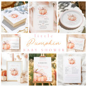 Pink Bow Pumpkin Baby Shooting Paper Cup Pappbecher