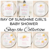 Ray Of Sunshine Baby Shower Return Address