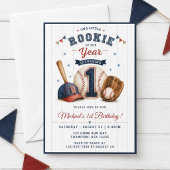 Kleiner Rookie 1. Geburtstag Baseball Serviette