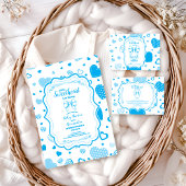 Little Sweetheart Blue Valentine Boy Baby Dusche Pappteller