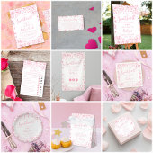 Little Sweetheart Valentine's Day Baby Shower Folieneinladung