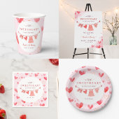 Little Sweetheart Valentines Girl Baby Shower Einladung
