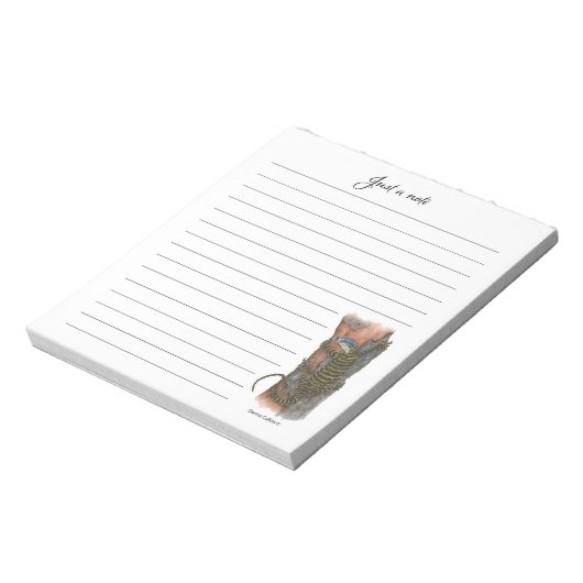 Collection Lizard Note Pad Notizblock (Rotiert)