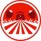 U-Pick Blueberry Farm Werbeaktion Acrylschild