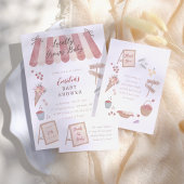 Locally Grown Farmers Market Baby Shower Thank You Dankeskarte