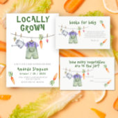 Grown Baby Shower Buchzeichen - dieses Buch gehört Quadratischer Aufkleber