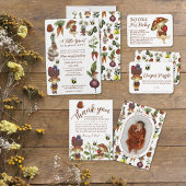 Cute Little Sprout Baby Shower Diaper Raffle Begleitkarte