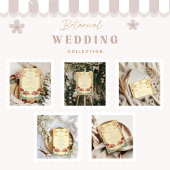 Lotus Art Nouveau Floral Wedding Einladung