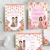 Lotus lanterns indische Hochzeit personalisierte G Runder Aufkleber