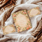 Love at First Peach Bridal Shower Einladung