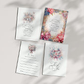Elegante Liebe Extravagantes Brautparty QR-Code Einladung