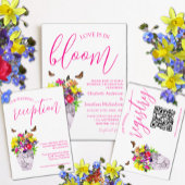 Liebe in Blumenblütenpackung mit Blume von Saatgut Geschenktütchen